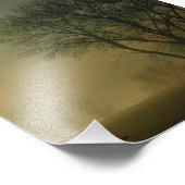 カリフォルニアのサンライズツリーシルエット写真 フォトプリント            (角)