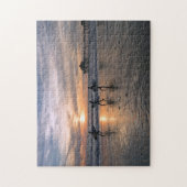 カリフォルニアのサーファーズアットサンセット ジグソーパズル (縦)