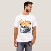 カリフォルニアのサーフィン Tシャツ (正面フル)