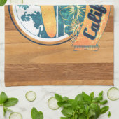 カリフォルニアのサーフボード キッチンタオル (折り畳み)