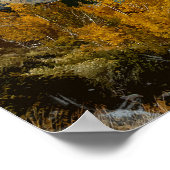 カリフォルニアのシエラネバダ山脈の6月の湖 ポスター (角)