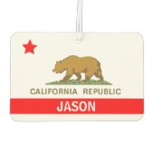 カリフォルニアのシンボル カーエアーフレッシュナー (裏面)