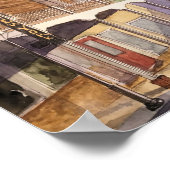 カリフォルニアのシーン – 水彩 ポスター (角)