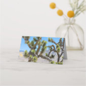 カリフォルニアのジョシュア・ツリー プレイスカード (裏面)