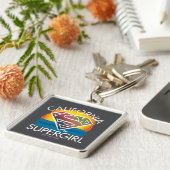 カリフォルニアのスーパーガールサンセットグラフィック キーホルダー (側面)