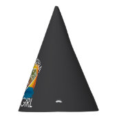 カリフォルニアのスーパーガールサンセットグラフィック パーティーハット (右)