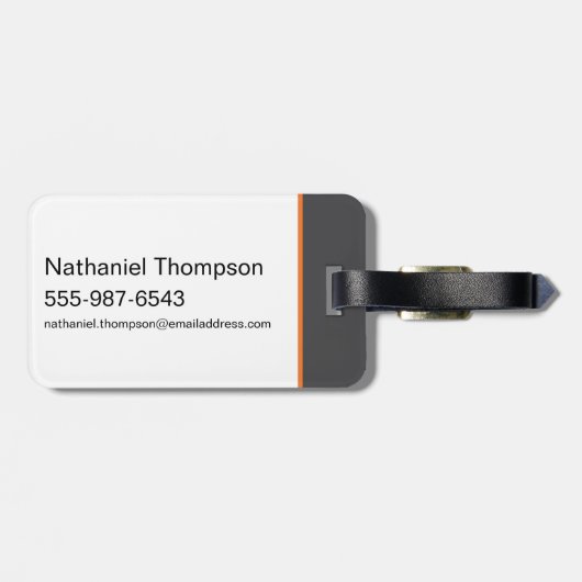 カリフォルニアのスーパーガールサンセットグラフィック ラゲッジタグ (裏面横)