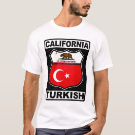 カリフォルニアのトルコ系アメリカ人 Tシャツ