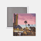 カリフォルニアのナイトクラブパープルロサンゼルス マグネット (正面/裏面)