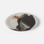 カリフォルニアのハゲワシの鳥のアメリカオードボンプリント ペーパープレート (アングル)