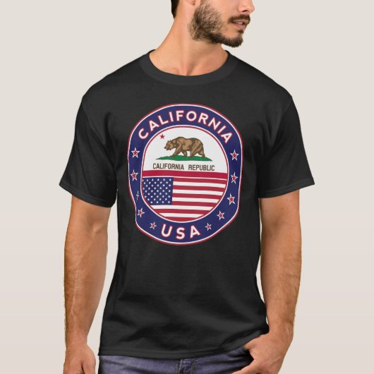 カリフォルニアのバッジ Tシャツ (正面)