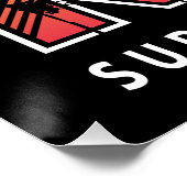 カリフォルニアのパーム・パラダイス:サーフィン好きの夢 ポスター (コーナー)