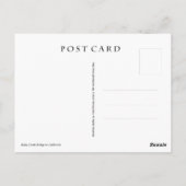 カリフォルニアのビックスビーブリッジ ポストカード (裏面)