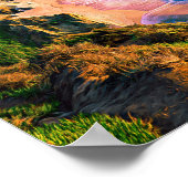 カリフォルニアのビッグサー旅行ポスター ポスター (角)