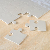 カリフォルニアのビーチ波の生活がビーチサンダルで向上 ジグソーパズル (側面)