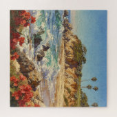 カリフォルニアのビーチ | 印象派の海岸アート ジグソーパズル (横)