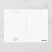 カリフォルニアのブラッドネス:インディアン絵を描ブラシ ポストカード (裏面)