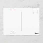 カリフォルニアのブラームズ：デ・ラ・ミナ・ヴェルベナ ポストカード (裏面)