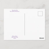 カリフォルニアのブラームズ：トルミーのスターチューリップ ポストカード (裏面)