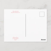 カリフォルニアのブラームズ:派手なミルクウィードのはがき ポストカード (裏面)