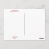 カリフォルニアのブラームズ: Redflower Soba Pos ポストカード (裏面)