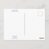 カリフォルニアのブルーミング！:カリフォルニア薄紫 ポストカード (裏面)