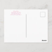 カリフォルニアのブルーム:カリフォルニアワイルドバラ ポストカード (裏面)