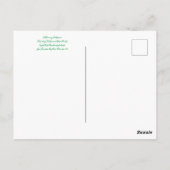 カリフォルニアのブルーム:コヨーテブッシュポストカード ポストカード (裏面)