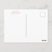 カリフォルニアのブルーム:シャパラルクラントポスト ポストカード (裏面)