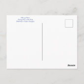 カリフォルニアのブルーム:フートヒルペンステモン ポストカード (裏面)