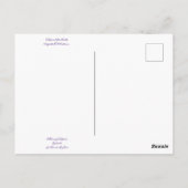 カリフォルニアのブルーム：マルガリータボップペンステモン ポストカード (裏面)