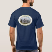 カリフォルニアのヨセミテ国立公園のハーフドーム Tシャツ (裏面)