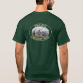 カリフォルニアのヨセミテ国立公園のハーフドーム Tシャツ (裏面)