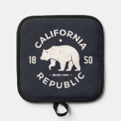 カリフォルニアのロゴ |ゴールデン州 鍋敷き (正面)