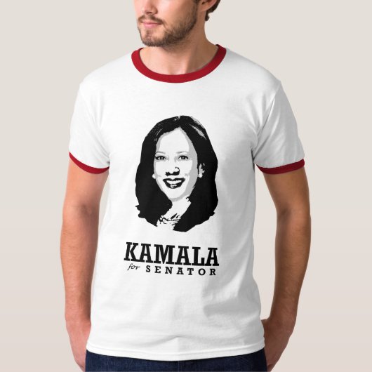 カリフォルニアの上院議員のためのKamala Tシャツ (正面)