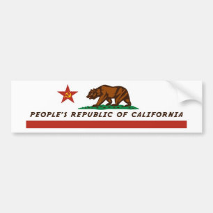 カリフォルニアの人民共和国 バンパーステッカー