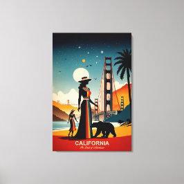 カリフォルニアの冒険の国 キャンバスプリント