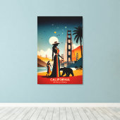 カリフォルニアの冒険の国 キャンバスプリント (インサイチュ (ウッドフロア))