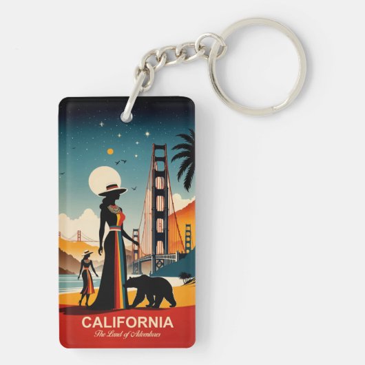 カリフォルニアの冒険の国 キーホルダー (裏面)