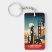 カリフォルニアの冒険の国 キーホルダー (正面)