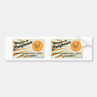 カリフォルニアの同輩はステッカーを訂正します バンパーステッカー