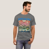 カリフォルニアの呪われたファンアートの排水 Tシャツ (正面フル)