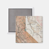 カリフォルニアの地図2 マグネット (正面/裏面)