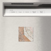 カリフォルニアの地図2 マグネット (インサイチュ (食洗機))