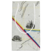 カリフォルニアの地図 スモールペーパーバッグ (正面)