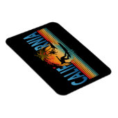 カリフォルニアの夕日の夏 マグネット (右側)