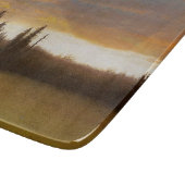 カリフォルニアの夕日（カリフォルニアの風景） カッティングボード (角)