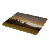 カリフォルニアの夕日（カリフォルニアの風景） カッティングボード (角)