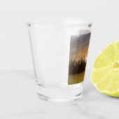 カリフォルニアの夕日(カリフォルニアの風景) ショットグラス (左)