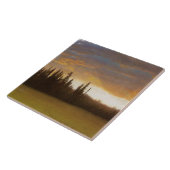 カリフォルニアの夕日(カリフォルニアの風景) タイル (側面)